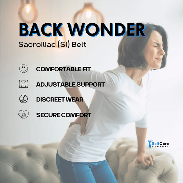 Back Wonder Sacroiliac Support Belt for SI Joint Pain Relief