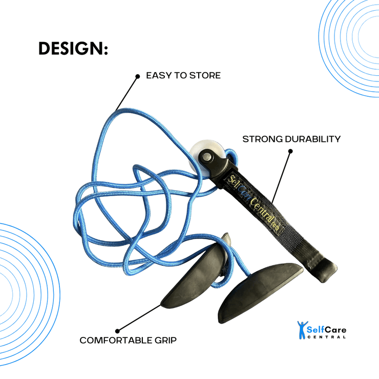 Over-The-Door Shoulder Pulley System Shoulder Neck Pain Rehab SelfCare Central 