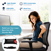 Wonder-Roll Inflating Lumbar Support Pillow